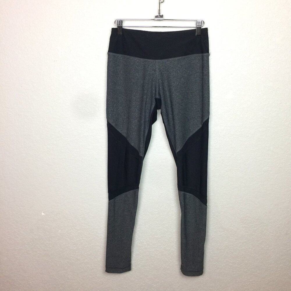 90 DEGREE BY REFLEX Black & Gray Workout Pants Sz S